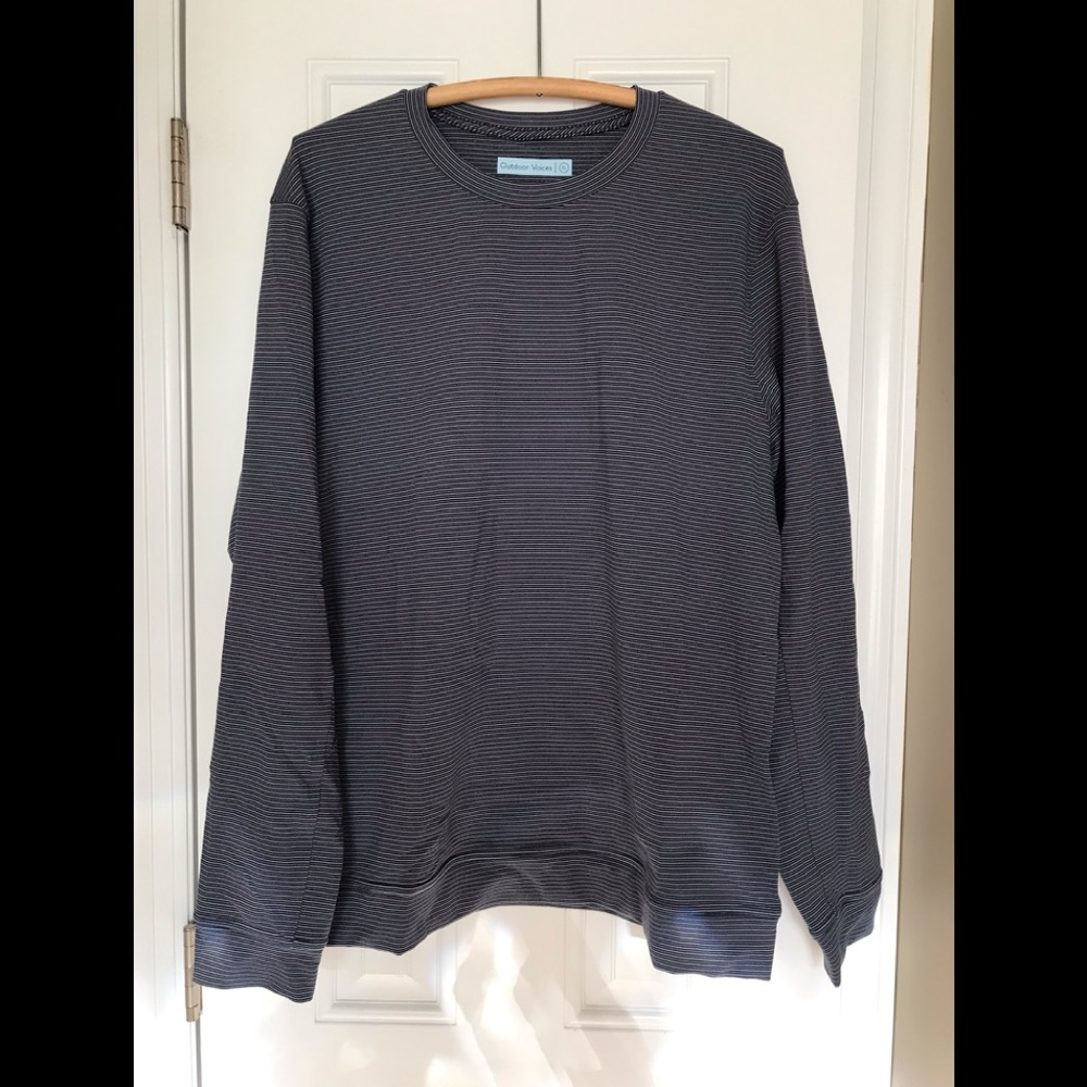 Outdoor Voices Striped Linesman Long sleeve Shirt